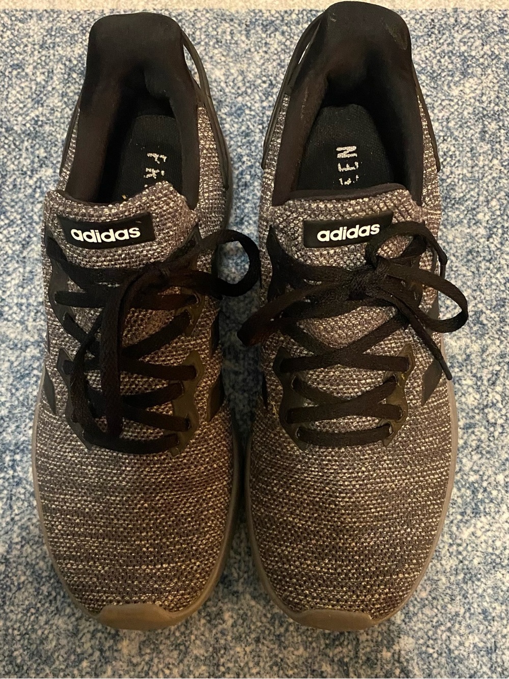 adidas Men’s Knit Sneakers — Brown and Black